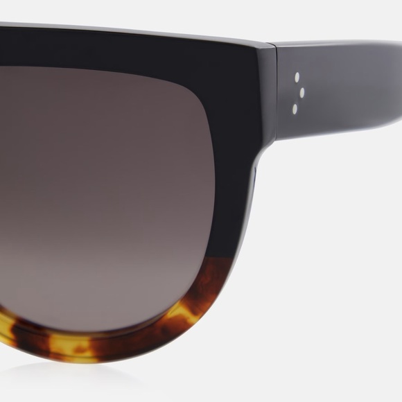 Celine Flattop Two-Tone Shield Sunglasses - Picture 4 of 5